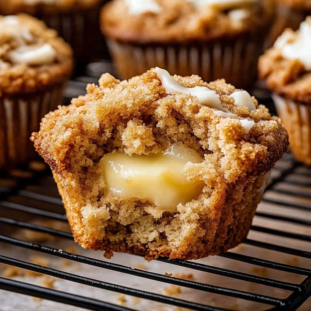 Apple Muffins with Crumb Topping