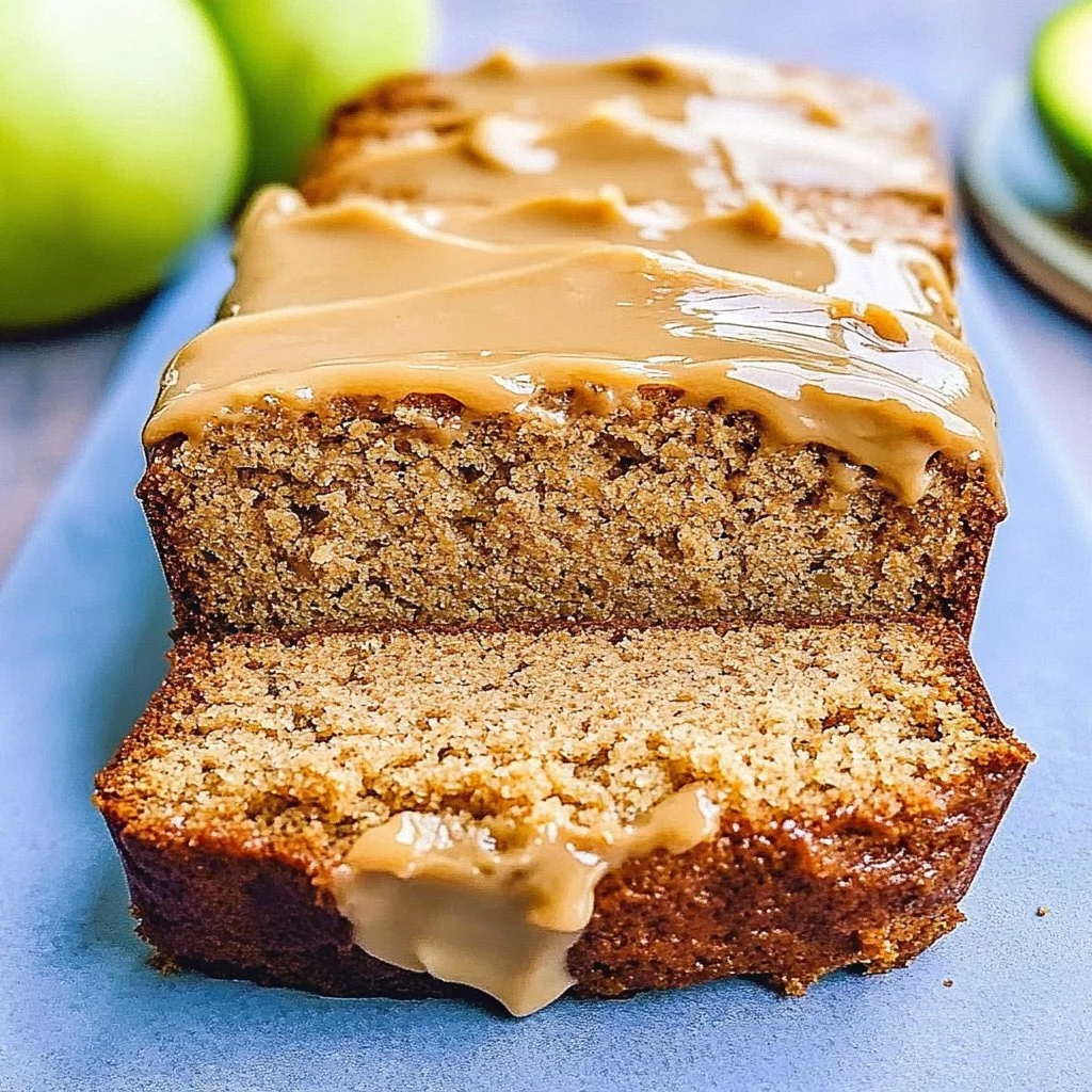 Apple Zucchini Bread with Brown Sugar Frosting