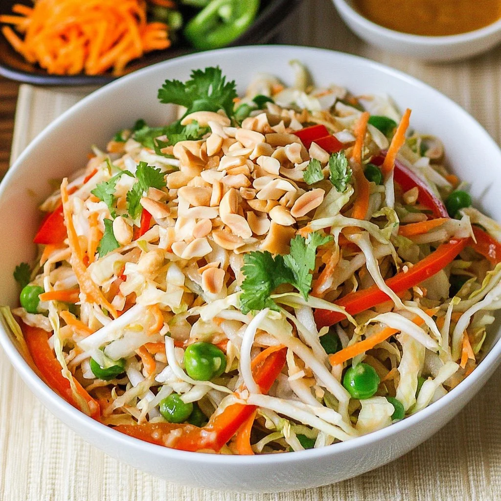 Asian Salad with Peanut Dressing