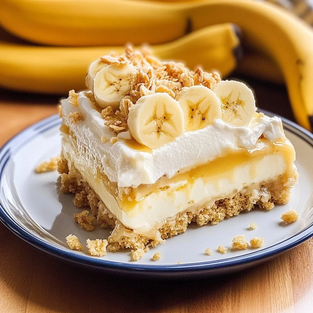 Banana Pudding Poke Cake