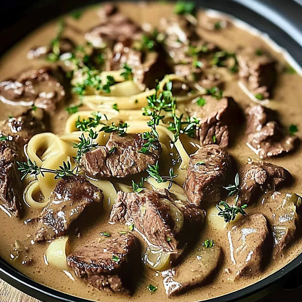 Beef Stroganoff