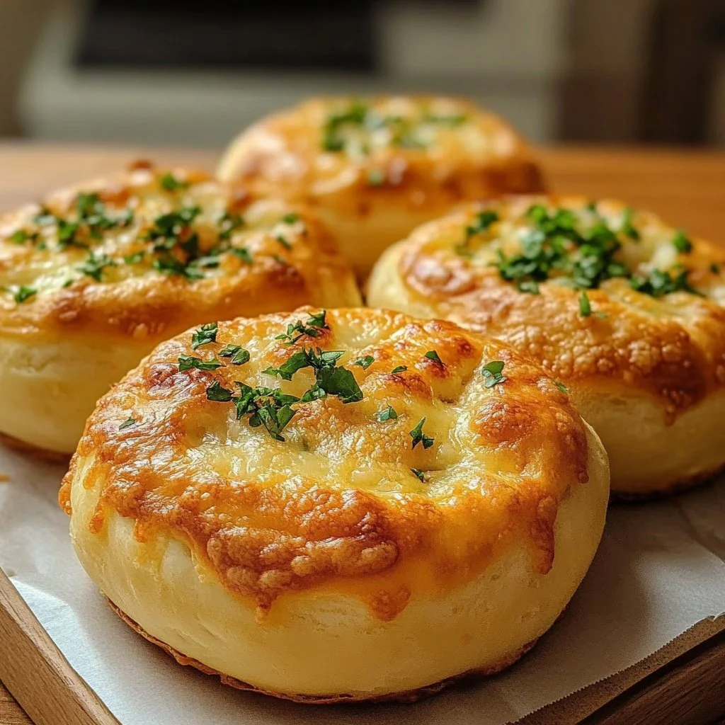 Cheese-Stuffed Bread Rolls