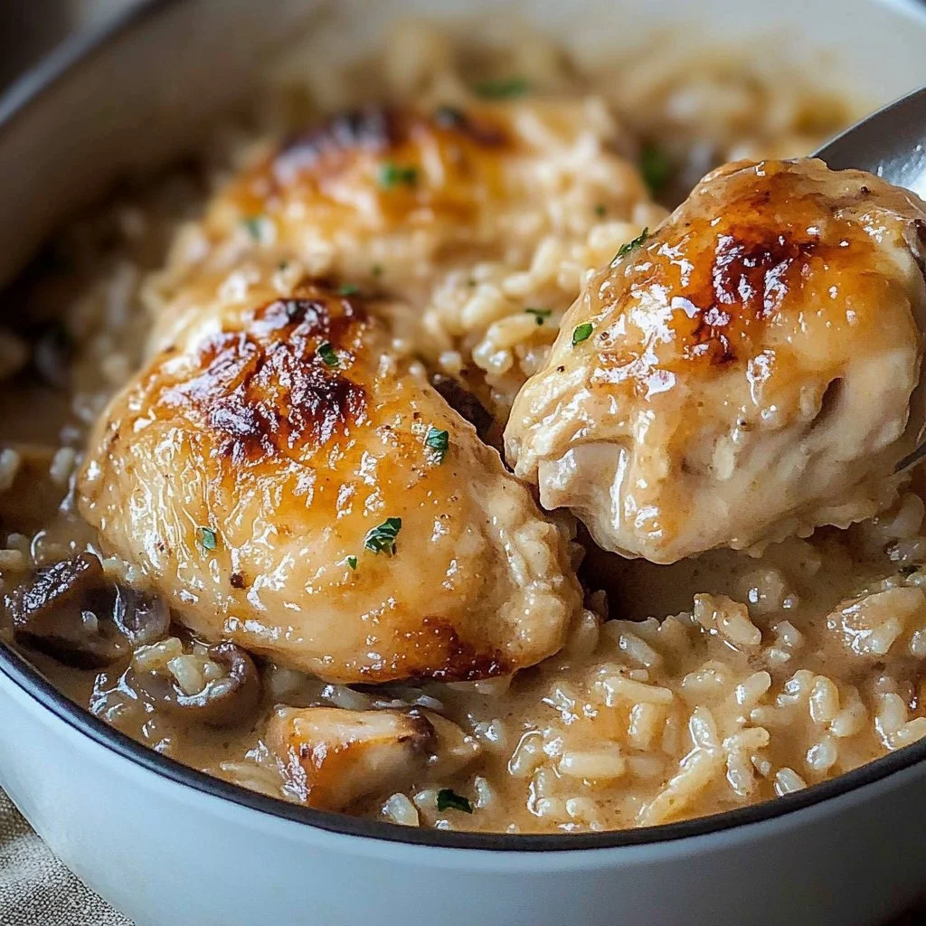 Cheesy Chicken and Rice Bake