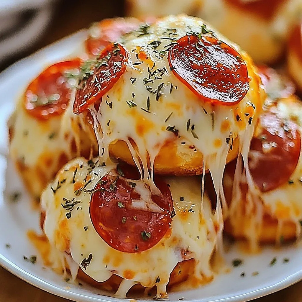 Cheesy Pepperoni Pizza Bombs