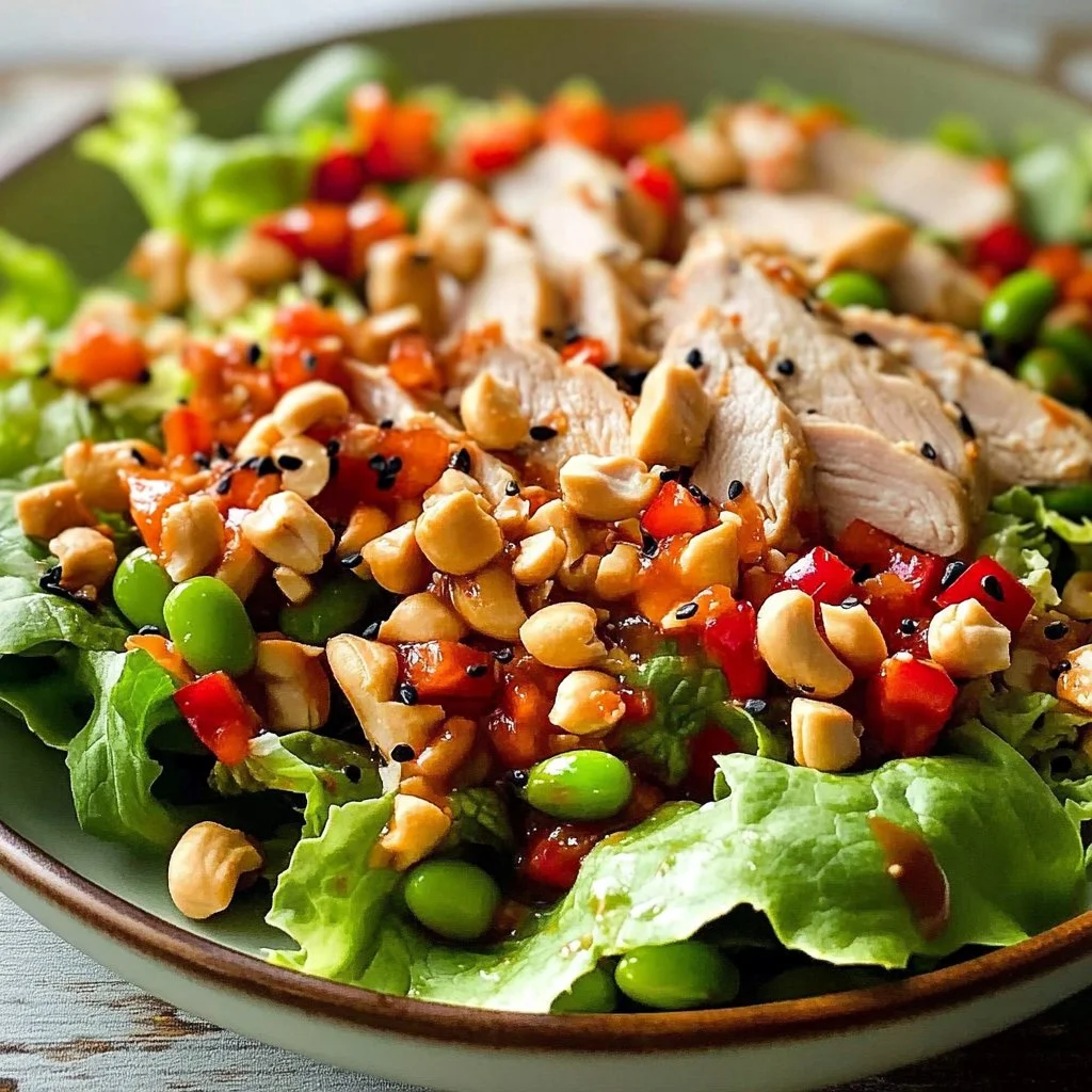 Chili Peanut Chicken Salad
