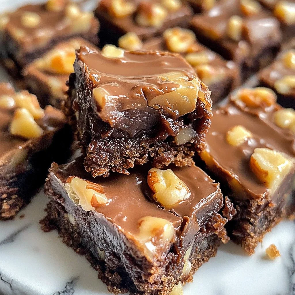 Chocolate Coconut Pecan Squares