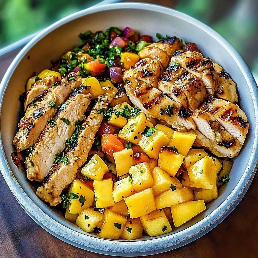 Coconut Rice Chicken Bowl