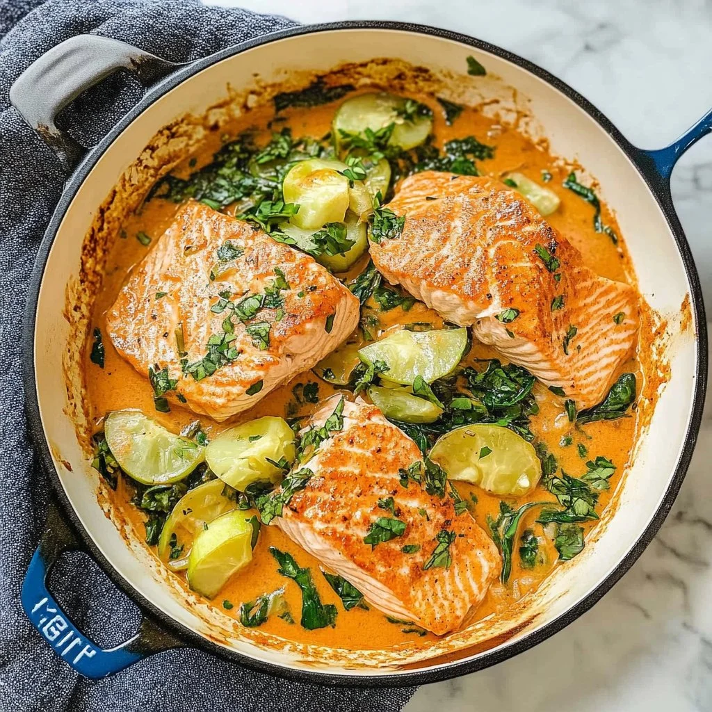 Creamy Skillet Salmon