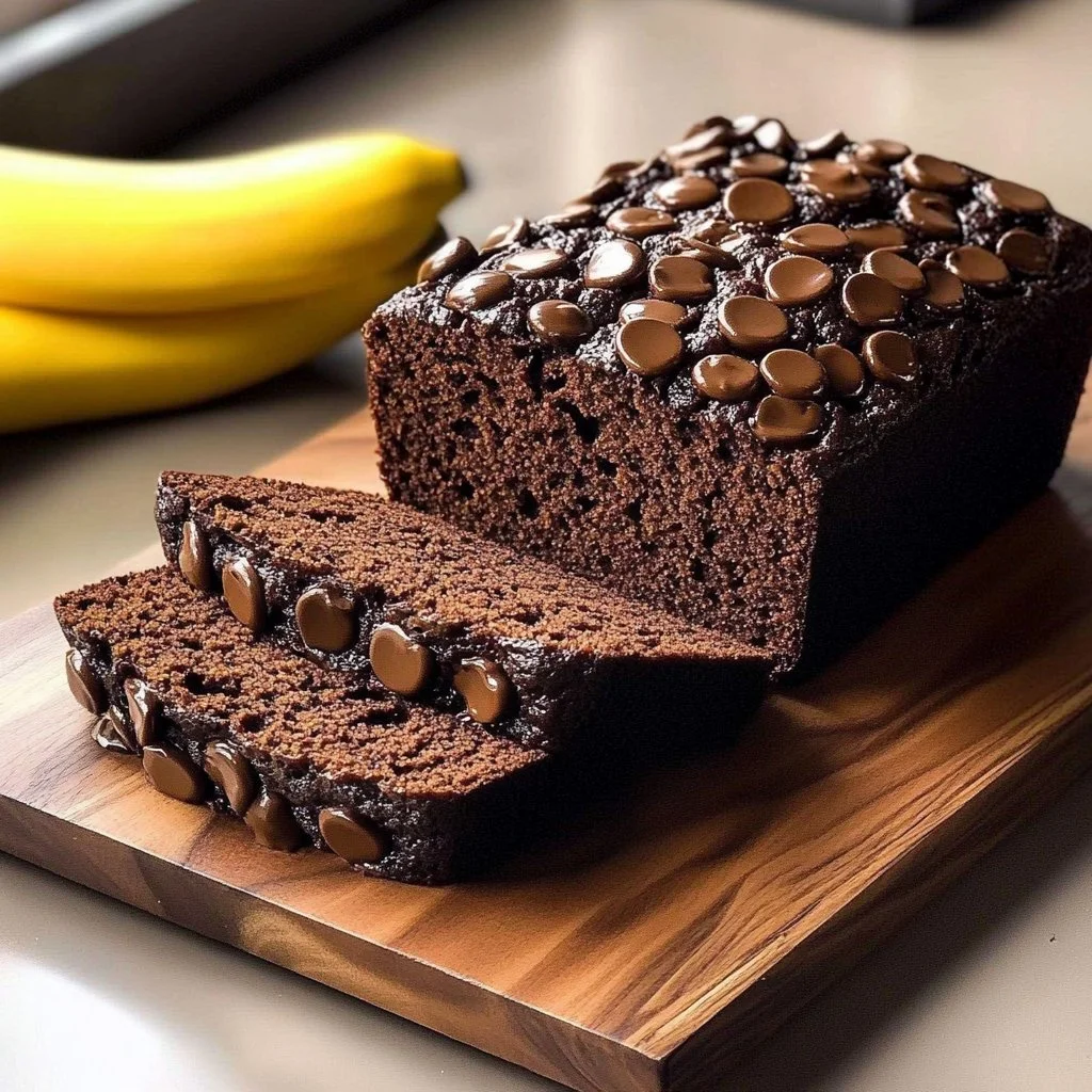 Healthy Chocolate Banana Bread