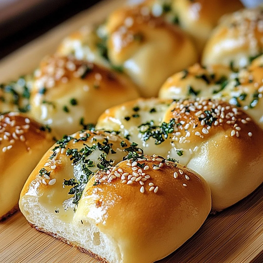 Korean Cream Cheese Garlic Bread
