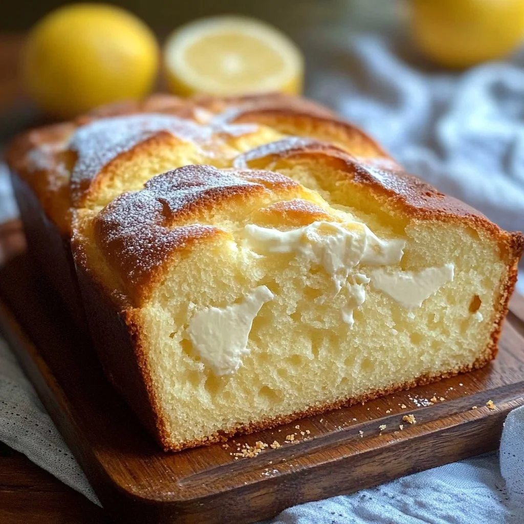 Lemon Cream Cheese Bread