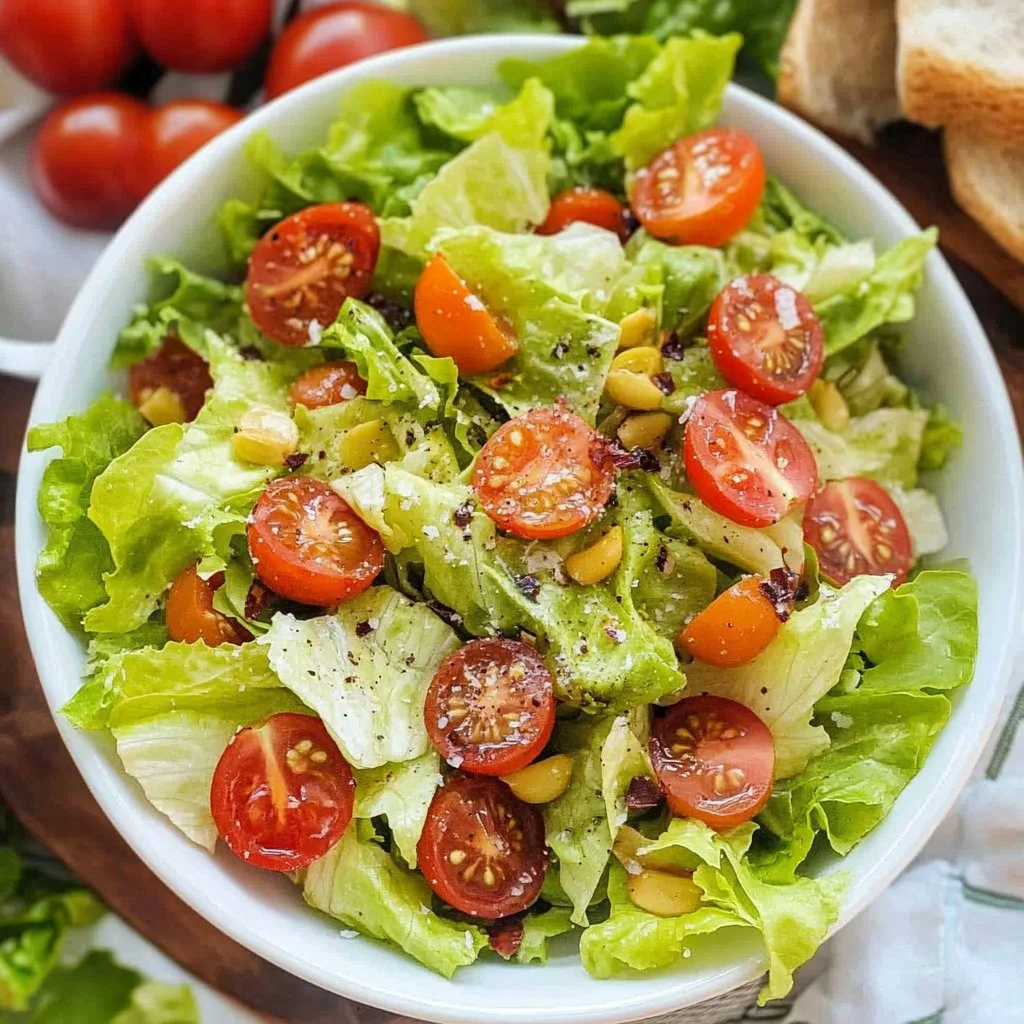 Lettuce Salad with Italian Dressing