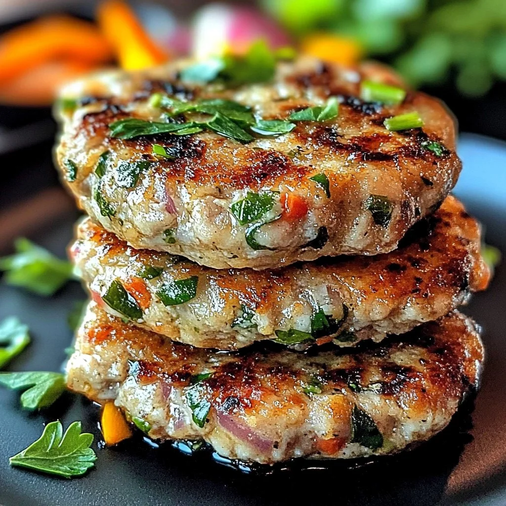 Mediterranean Chicken Patties