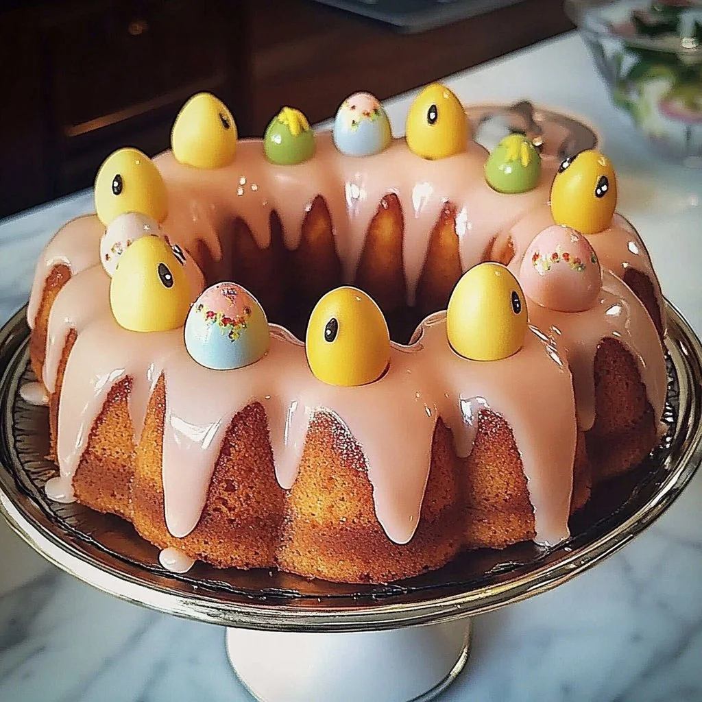 Mini Easter Bundt Cakes