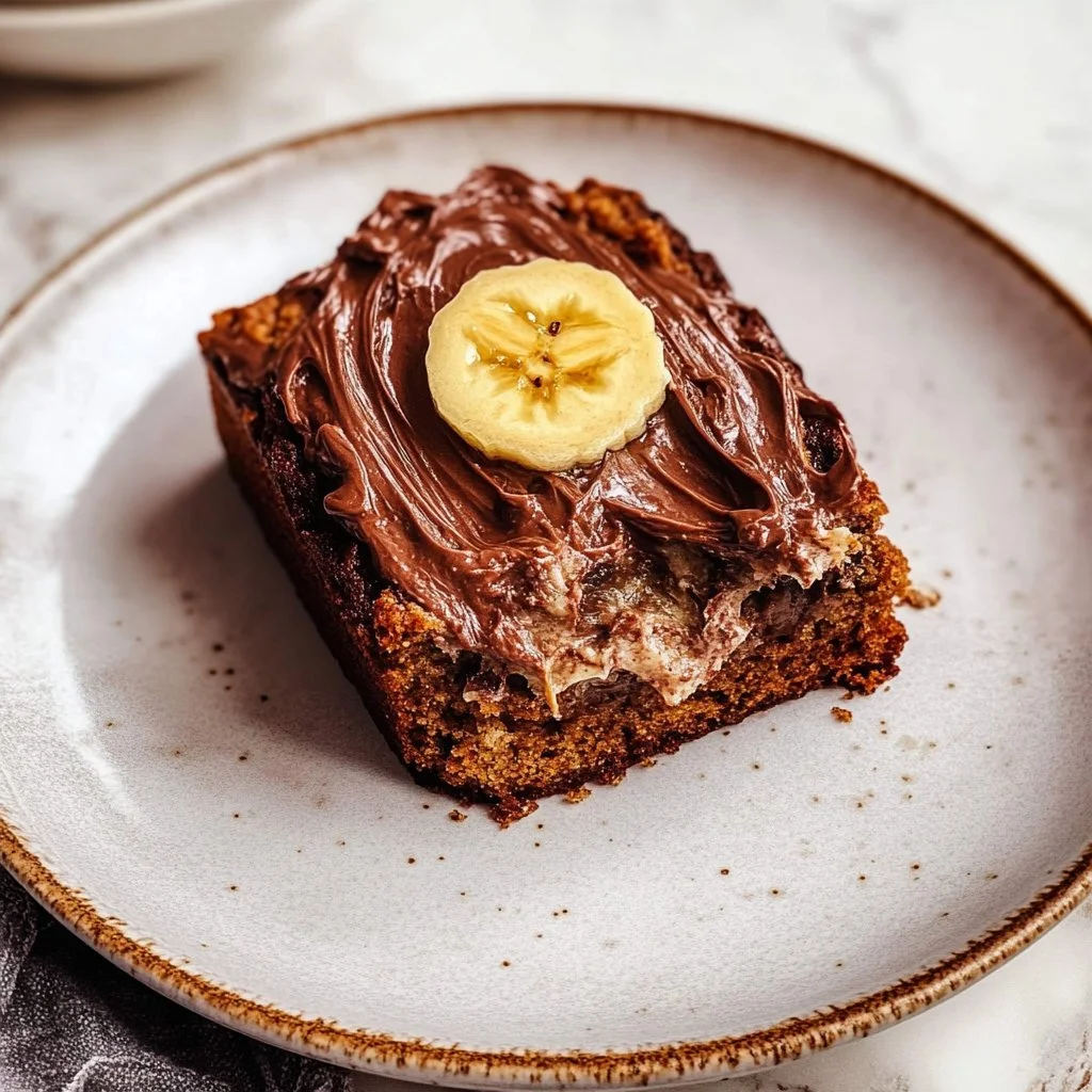 Moist Nutella Banana Bread