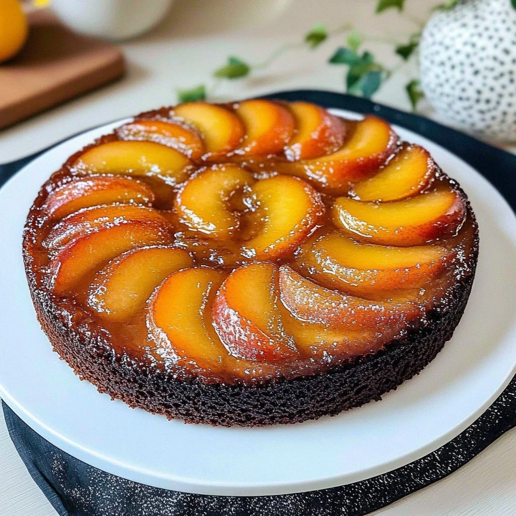 Peach Upside-Down Cake