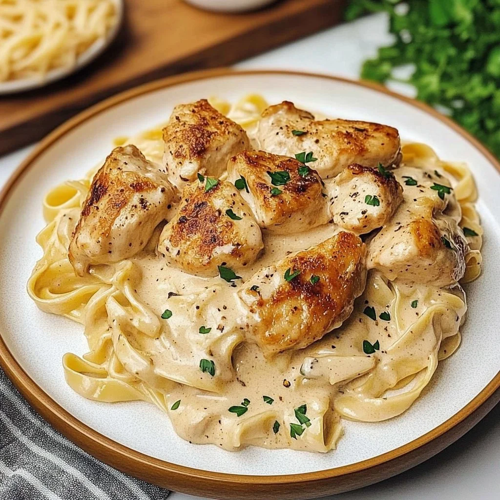 Rotisserie Chicken Alfredo