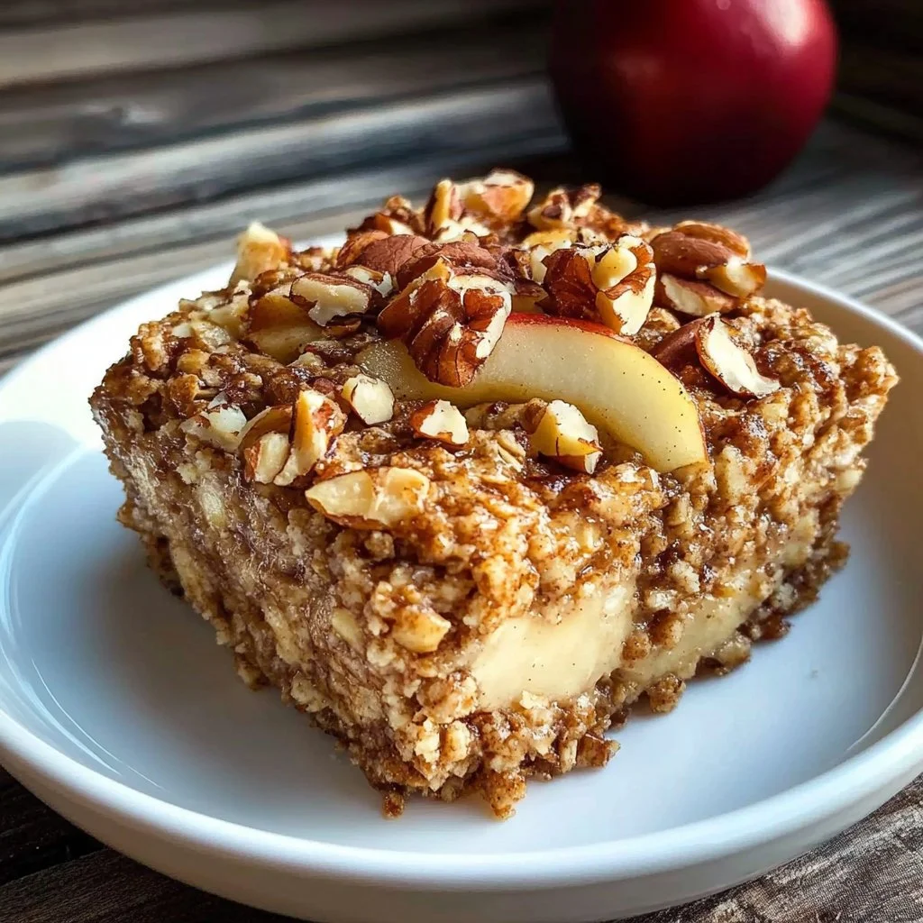 Apple Pie Baked Oats