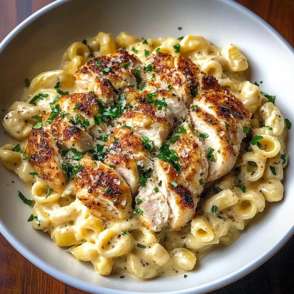 Chicken Garlic Parmesan Pasta