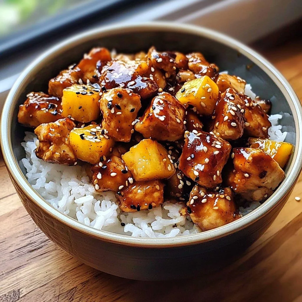 Crockpot Teriyaki Chicken and Rice