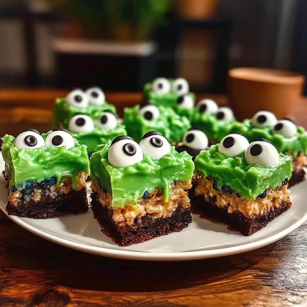 Frankenstein Rice Krispie Treats
