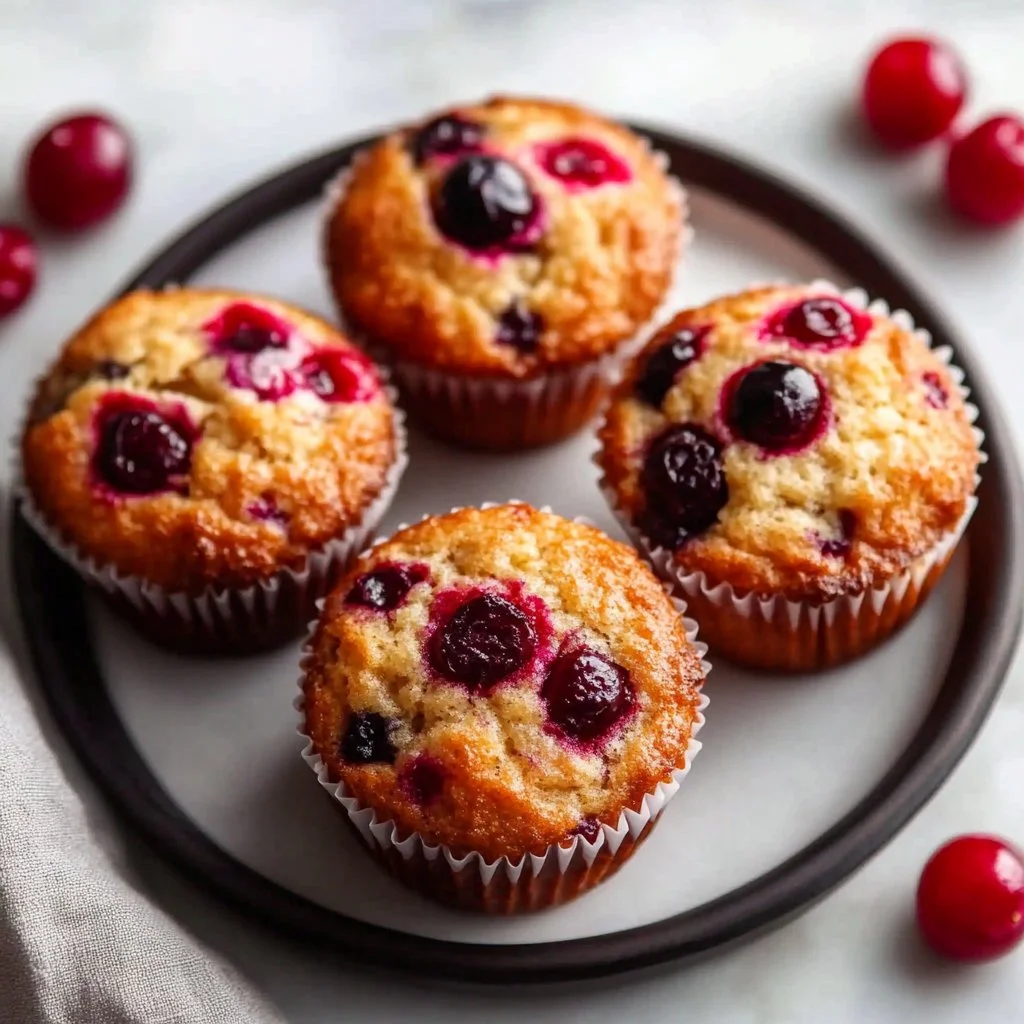 Fresh Cherry Muffins