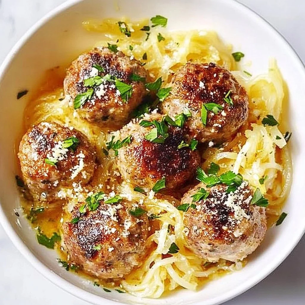 Garlic Butter Turkey Meatballs