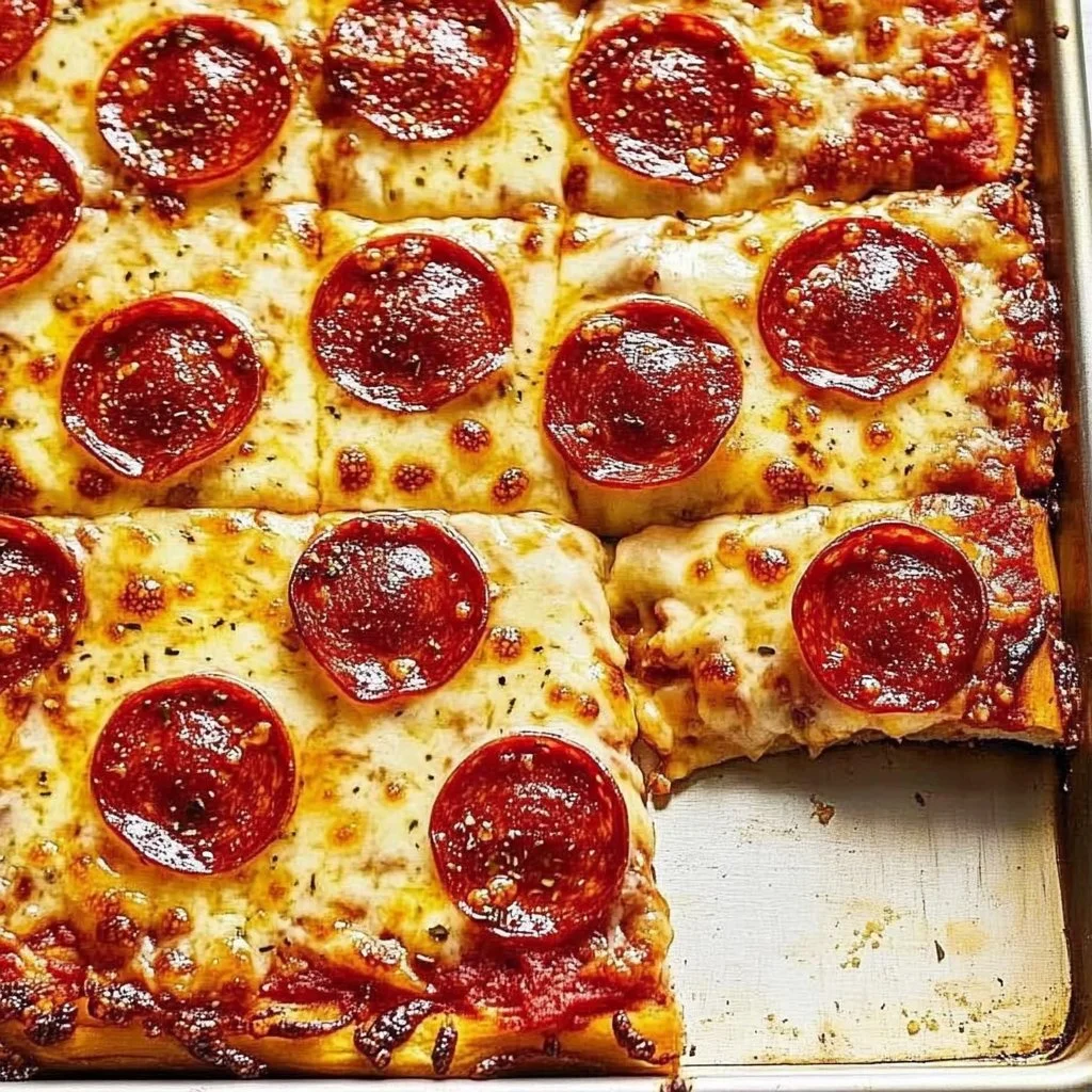Lunch Lady Sheet Pan Pizza