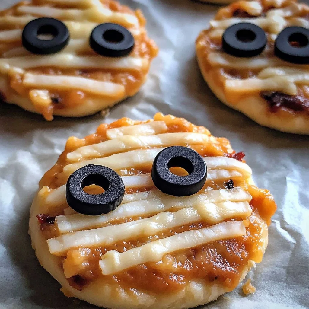 Mummy Mini Pizzas