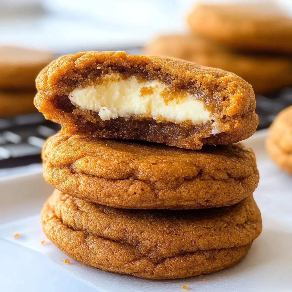 Pumpkin Cheesecake Cookies