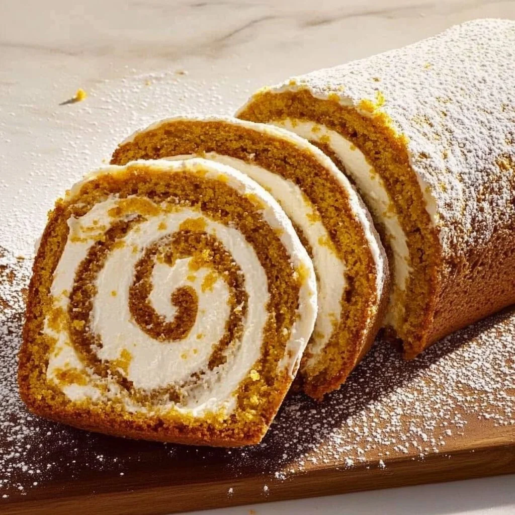 Pumpkin Cheesecake Roll