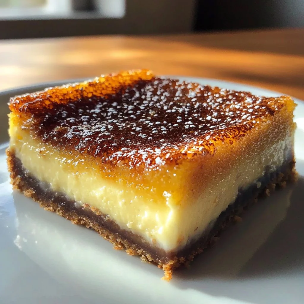 Pumpkin Crème Brûlée Cheesecake Bars