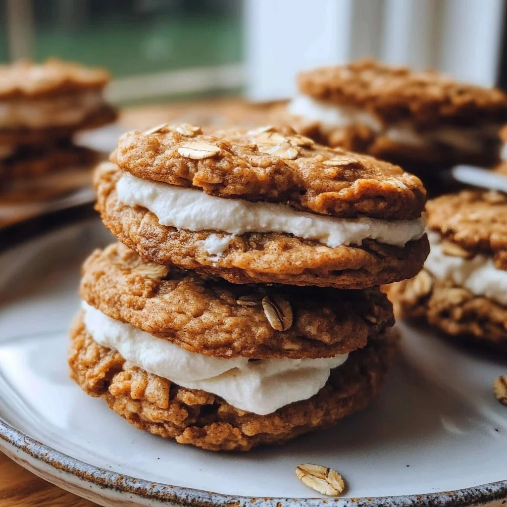 Pumpkin Oatmeal Cream Pies