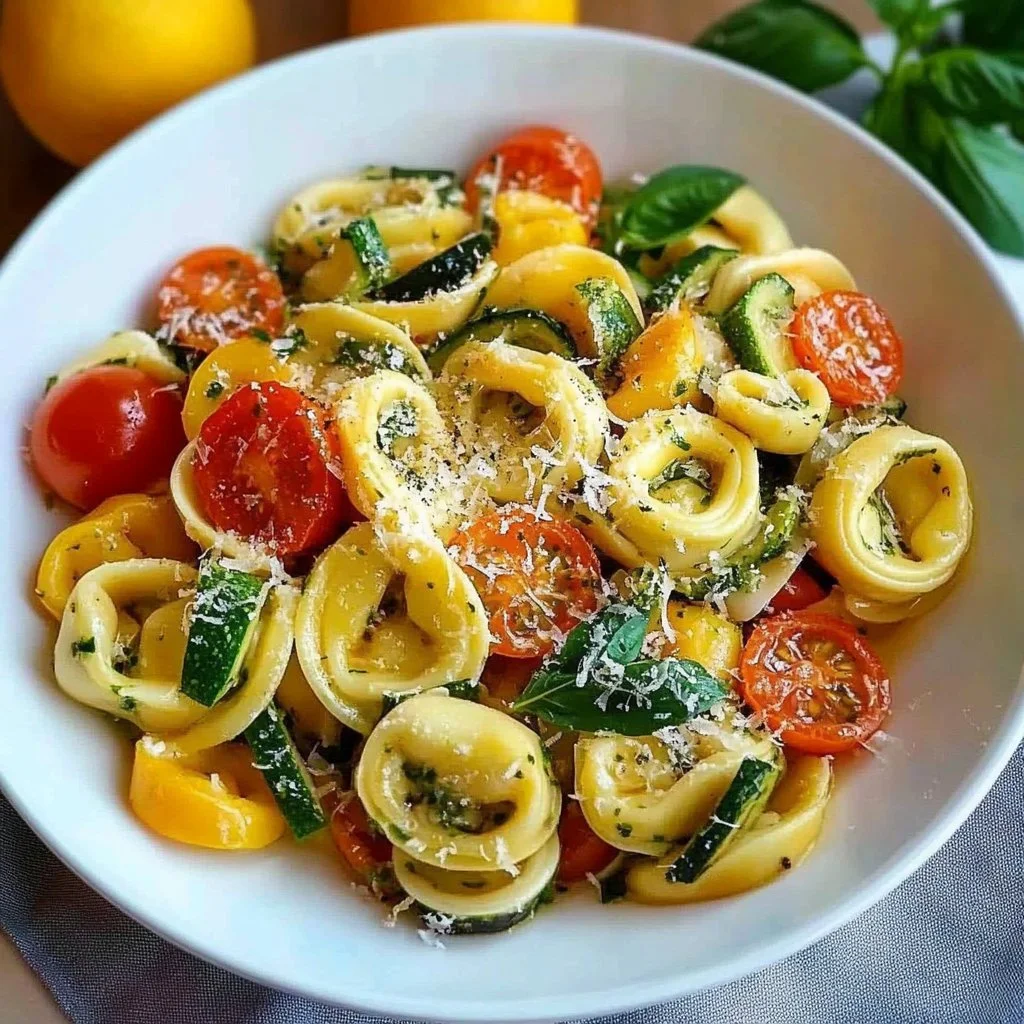 Summer Tortellini with Fresh Veggies
