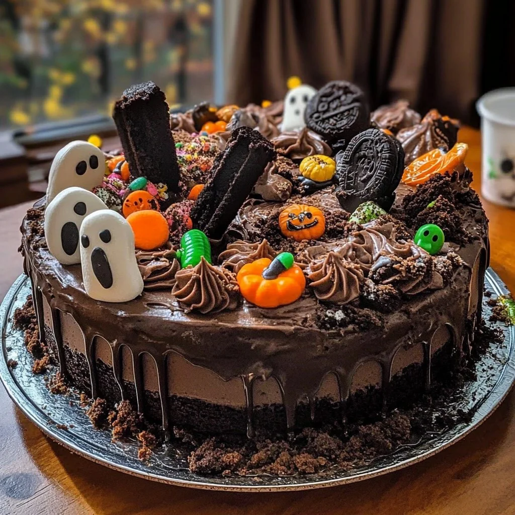 Sweet Graveyard Chocolate Cake