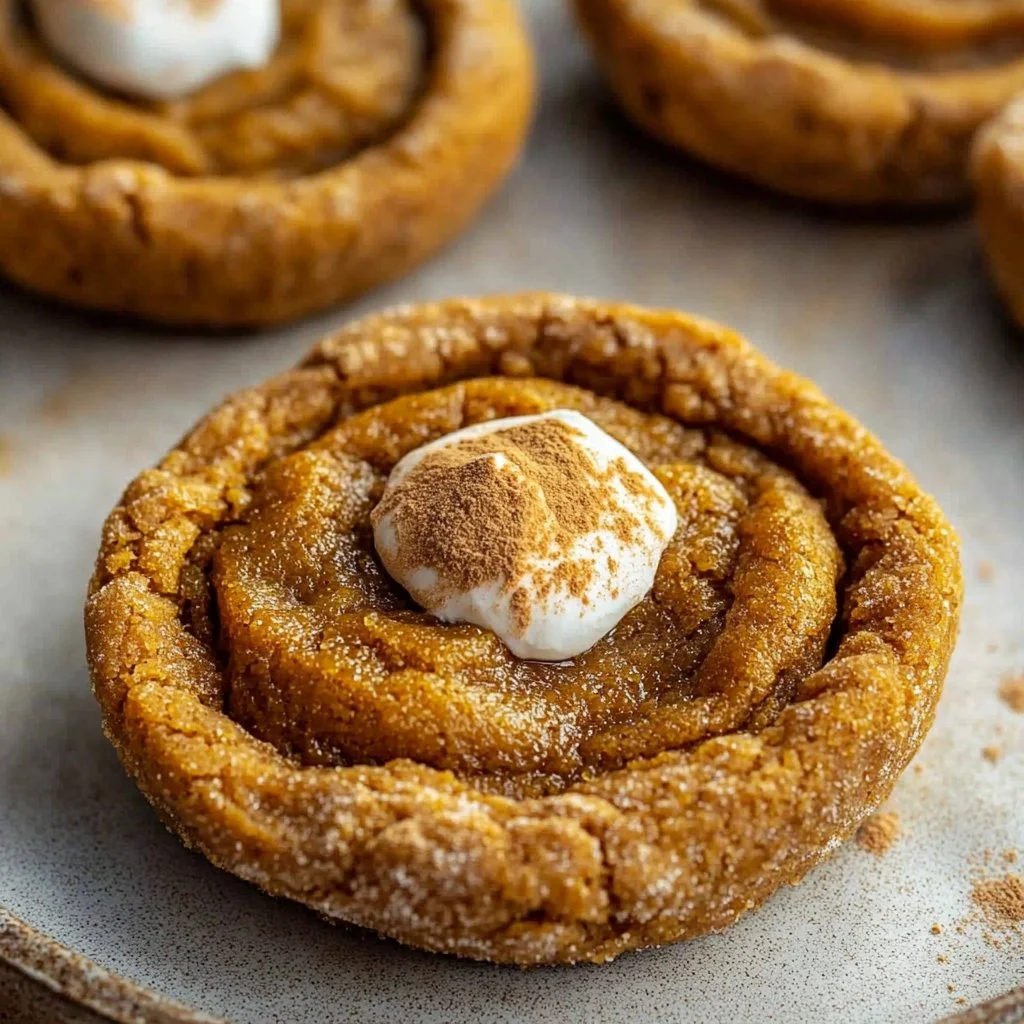 Vegan Pumpkin Pie Cookies