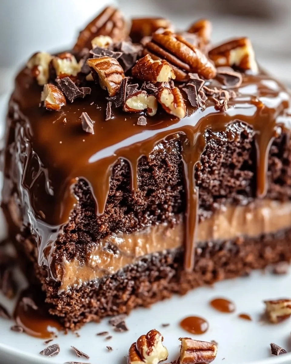 Chocolate Turtle Cake