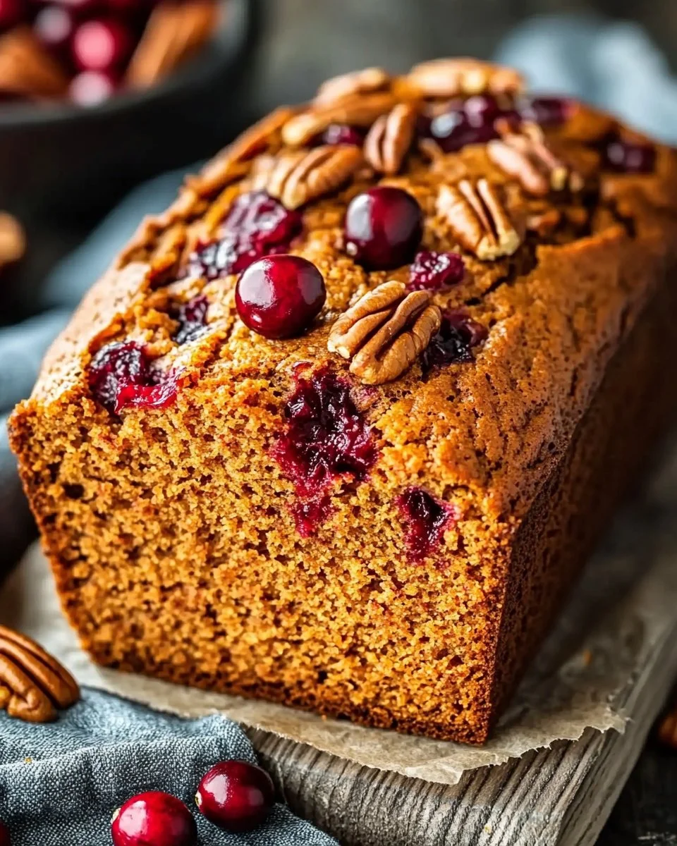 Cranberry Pecan Pumpkin Bread