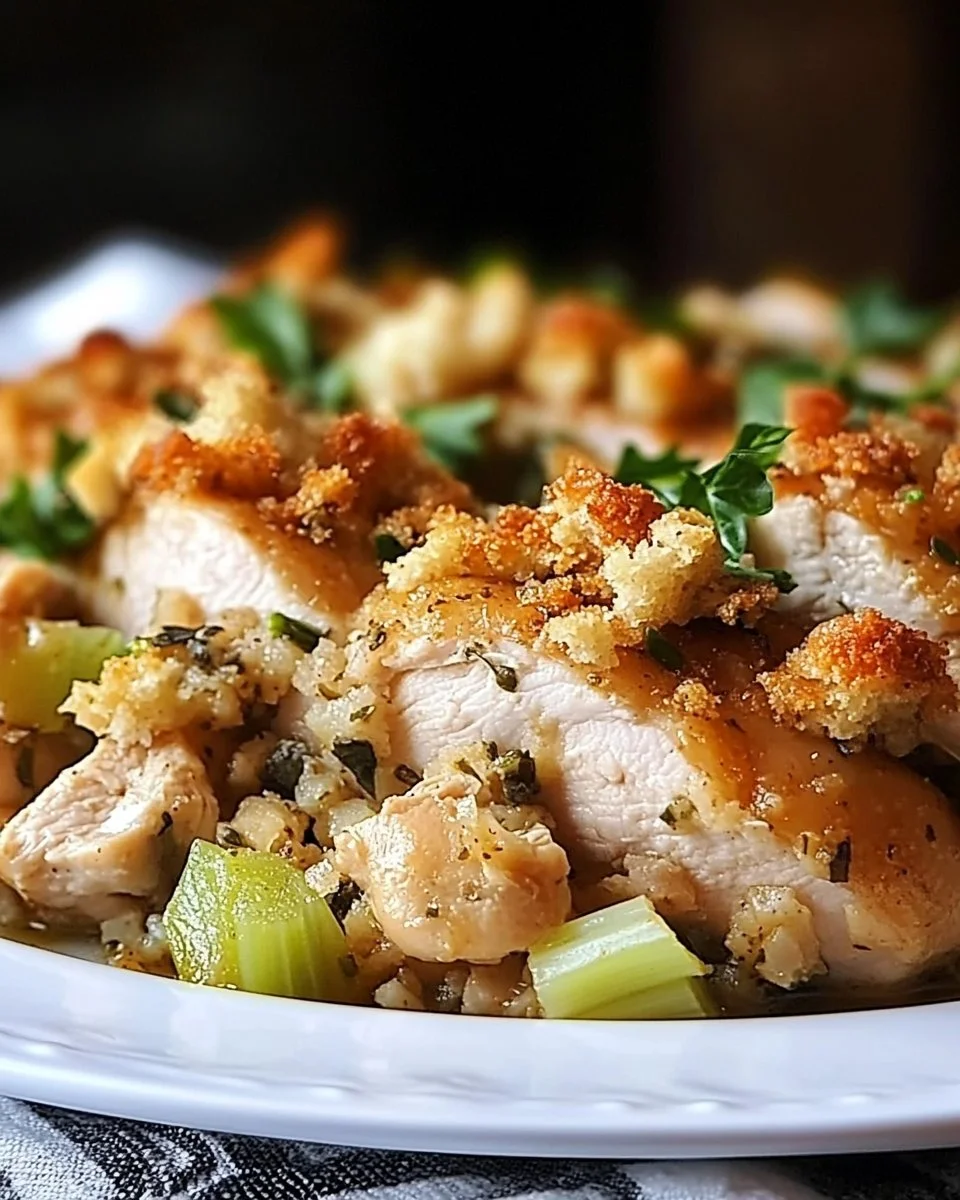 Crockpot Chicken and Stuffing