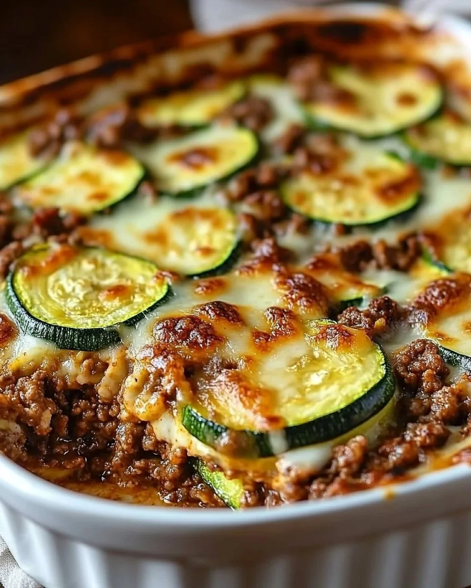 Ground Beef Zucchini Bake