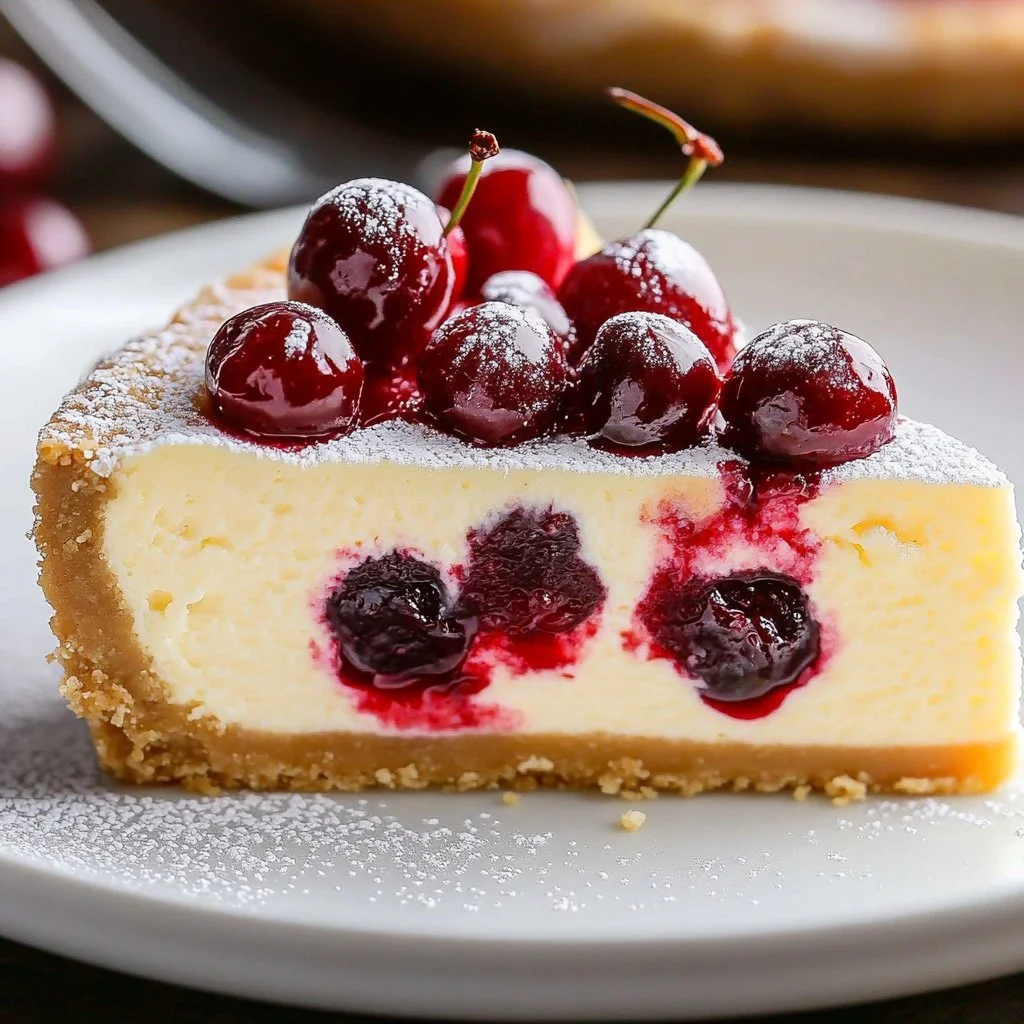 Cranberry-White-Chocolate Cheesecake Swirls