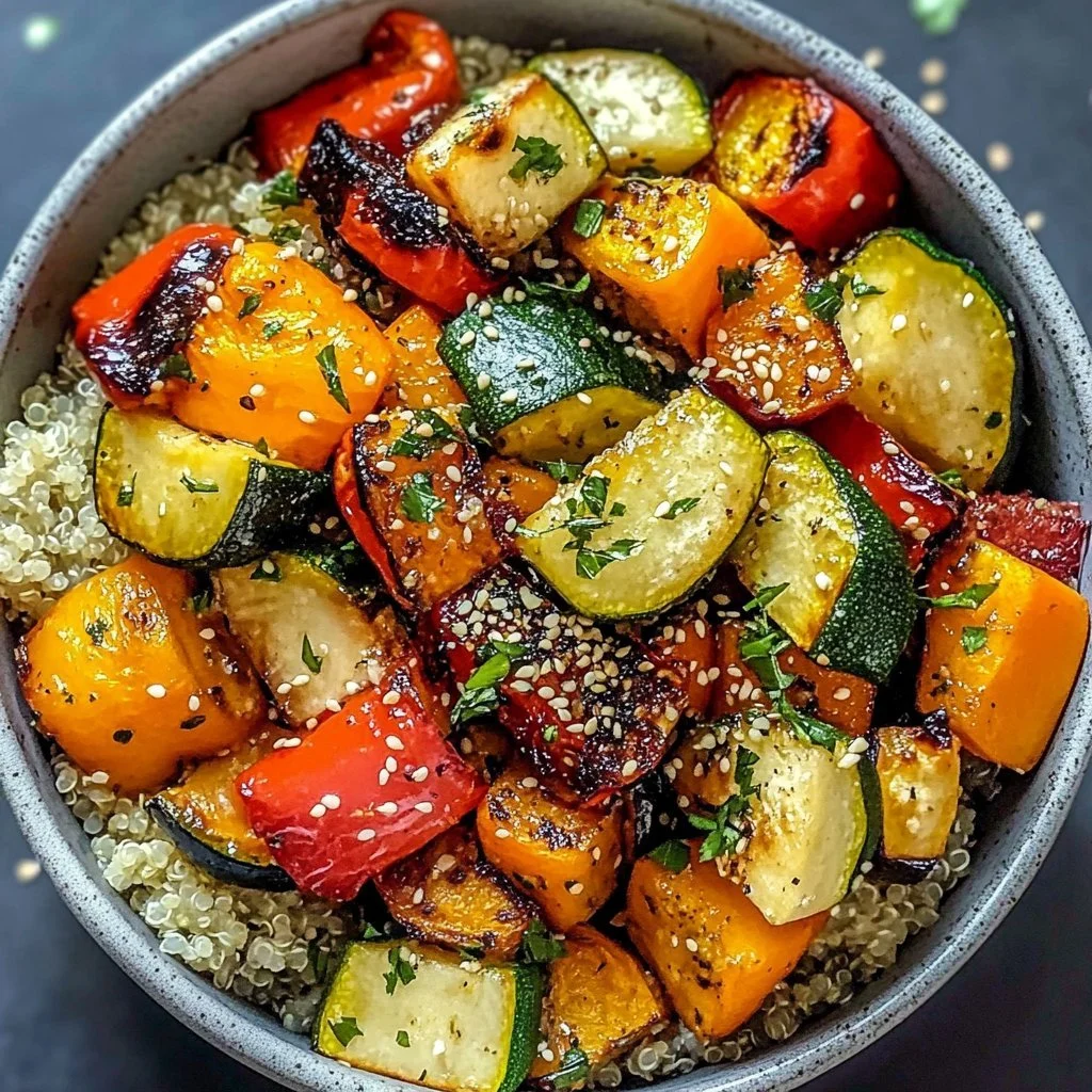 Roasted Vegetable Quinoa Bowl