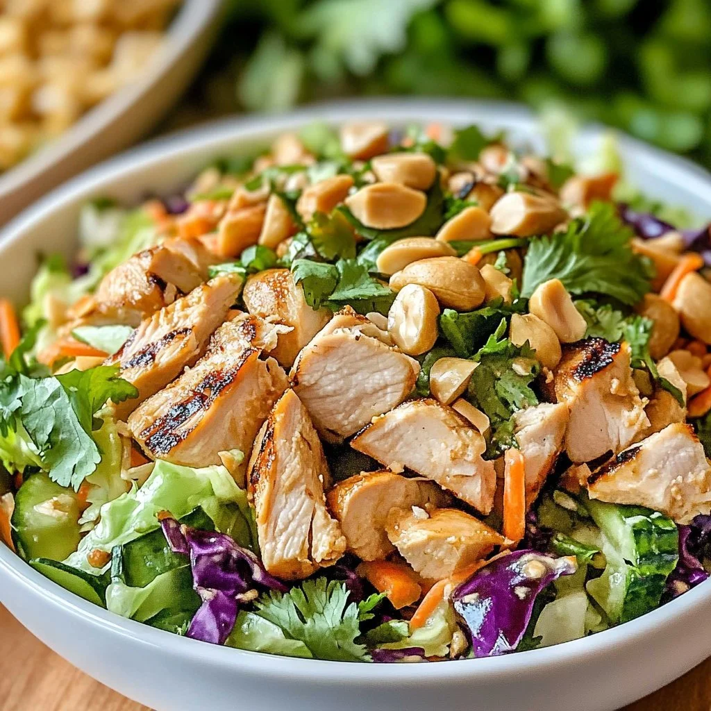 Thai Peanut Chicken Salad