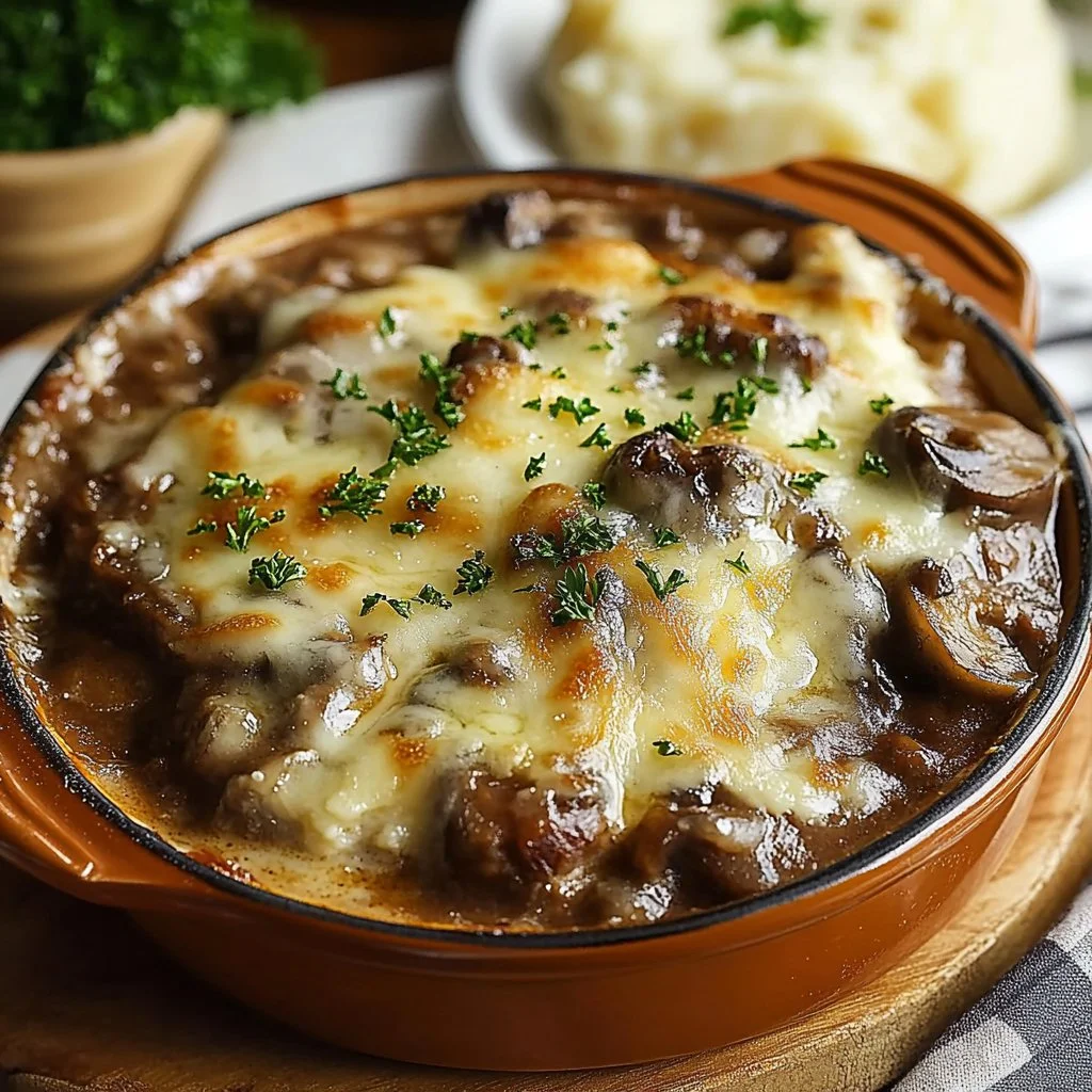 Amish Hamburger Steak Bake