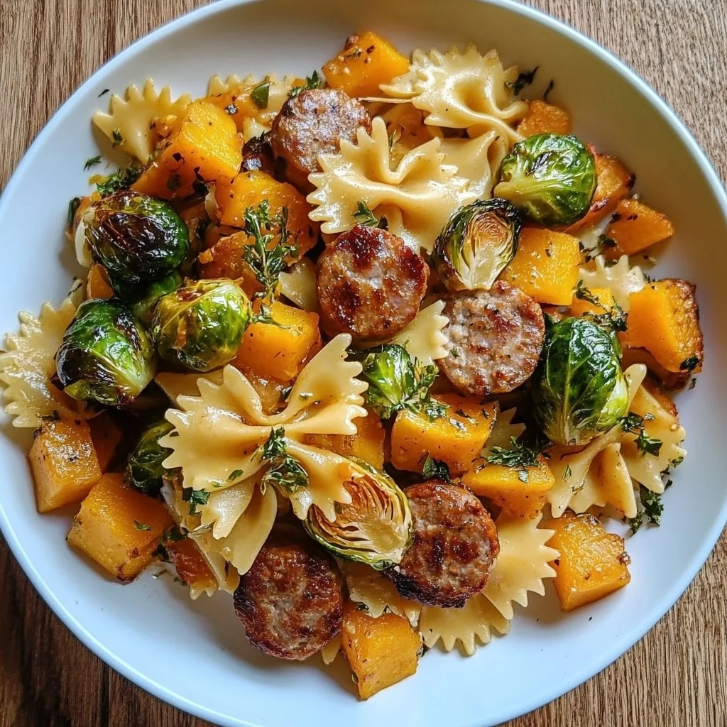 Autumn Sausage Pasta Squash