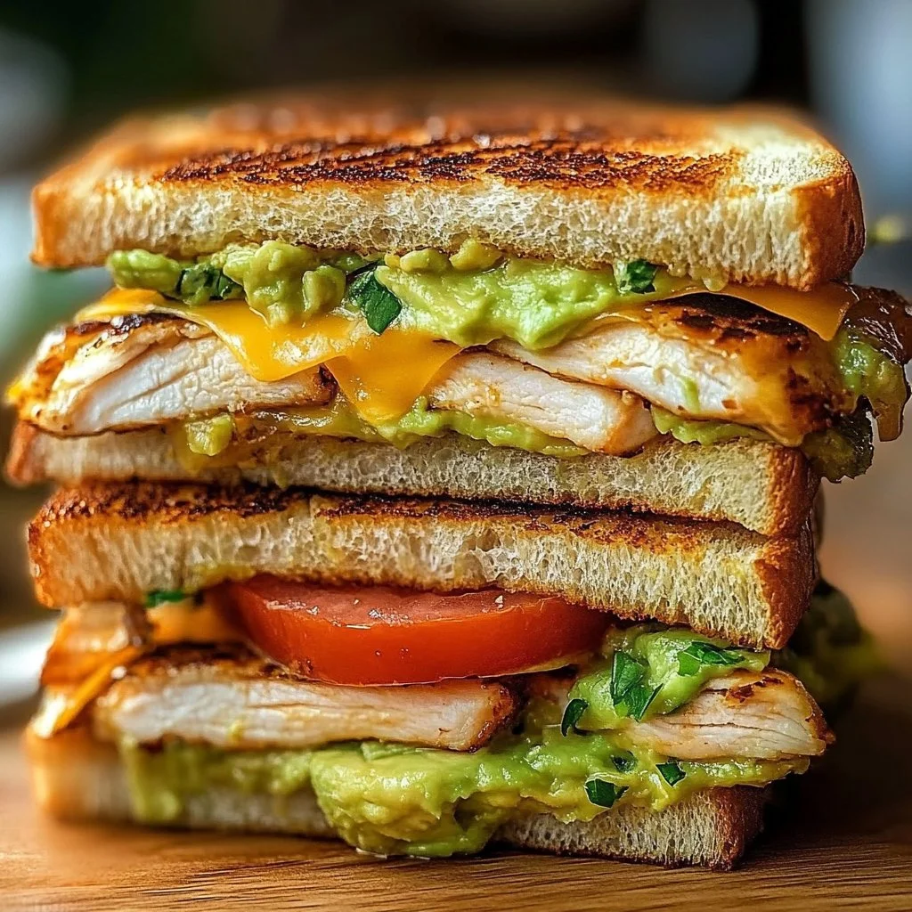 Chicken Avocado Melt Sandwich
