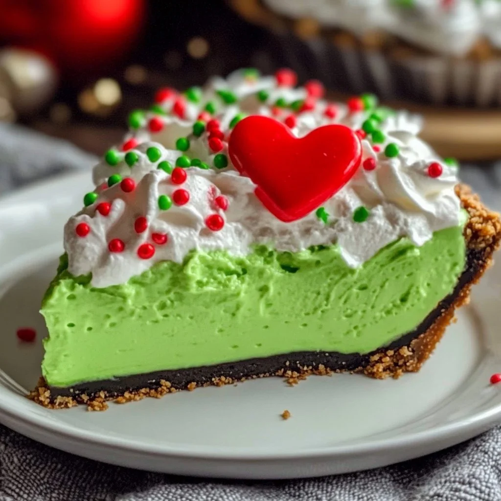 Chilled Creamy Green Pie