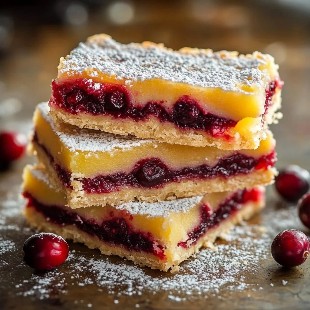 Cranberry Lemon Bars