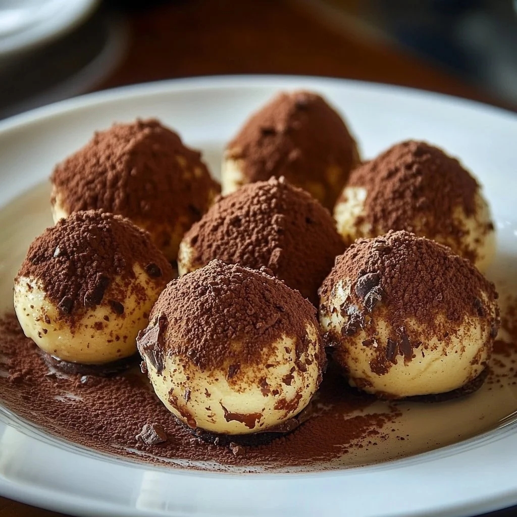 Creamy Tiramisu Truffles