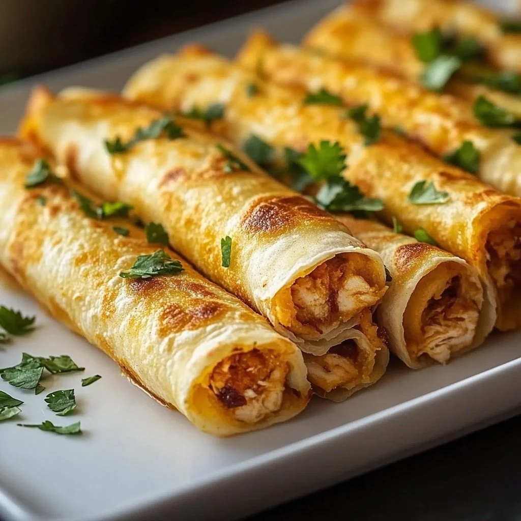Crispy Chicken Taquitos